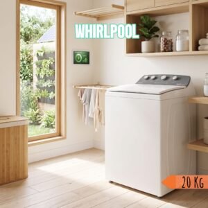 Lavadora Whirlpool 20Kg Agitador Tapa Metalica